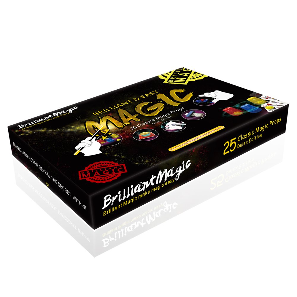 BrilliantMagic Deluxe Kids Magic Tricks Set Box with Magic